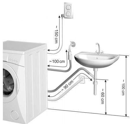 GORENJE WA72145BK - Raccordement de l'appareil au réseau électrique - 6