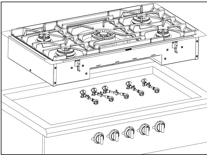 GAGGENAU KG491210 - Pose de la table de cisson - 3