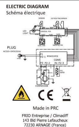 DARTY AVINTAGECAVE_A_VIN_INTEGRABLE_AVU23TB1 - PLAQUE signalétique - 1