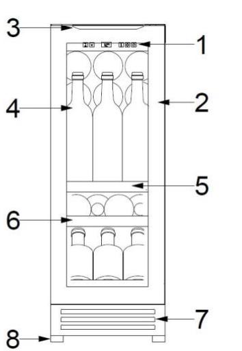 DARTY AVINTAGECAVE_A_VIN_INTEGRABLE_AVU23TB1 - GERÄTEBESCHREIBUNG - 1