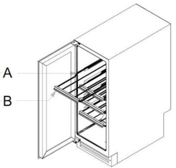 DARTY AVINTAGECAVE_A_VIN_INTEGRABLE_AVU23TB1 - Reversible shelves - 2