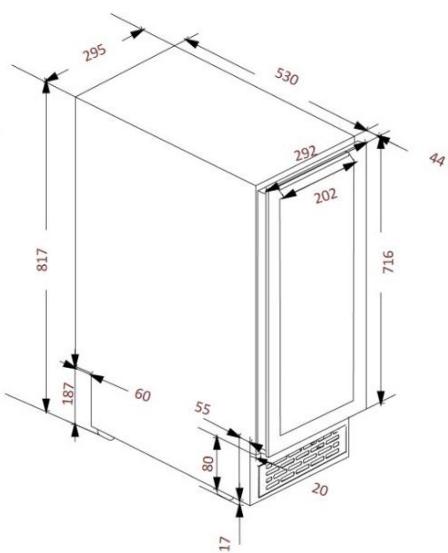 DARTY AVINTAGECAVE_A_VIN_INTEGRABLE_AVU23TB1 - Schemidi incasso - 2