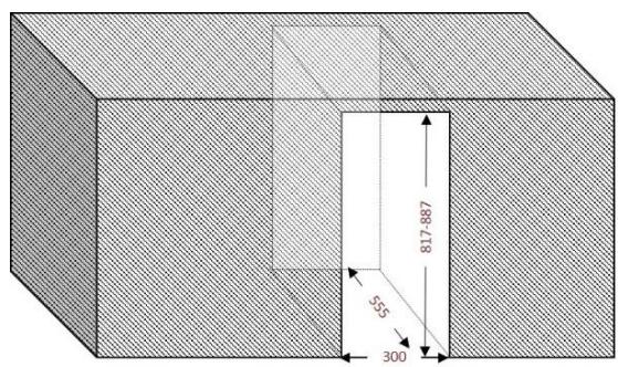 DARTY AVINTAGECAVE_A_VIN_INTEGRABLE_AVU23TB1 - Esquema de empotramiento - 1
