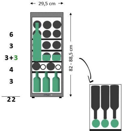 DARTY AVINTAGECAVE_A_VIN_INTEGRABLE_AVU23TB1 - Capacidad annunciada - 1