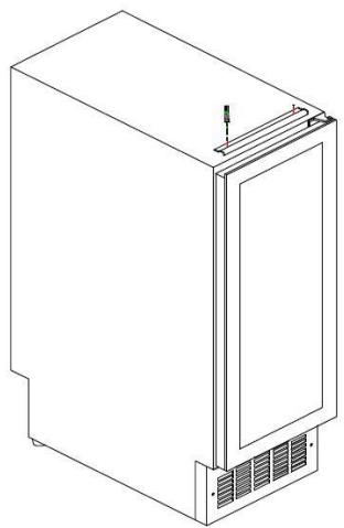 DARTY AVINTAGECAVE_A_VIN_INTEGRABLE_AVU23TB1 - Installing the handle - 1