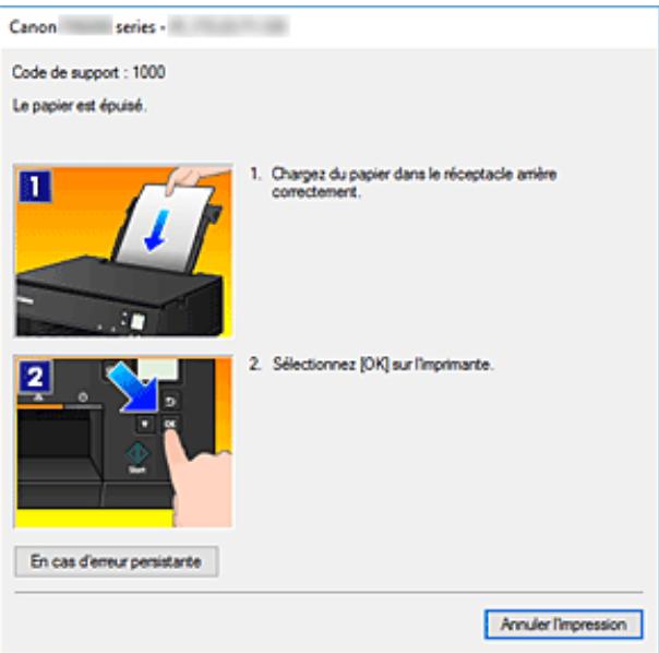 CANON TS6350A - Lorsque des erreurs se produisent - 1