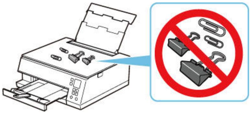 CANON TS6350A - Ne placez aucun objet sur le capot du scanner! - 1