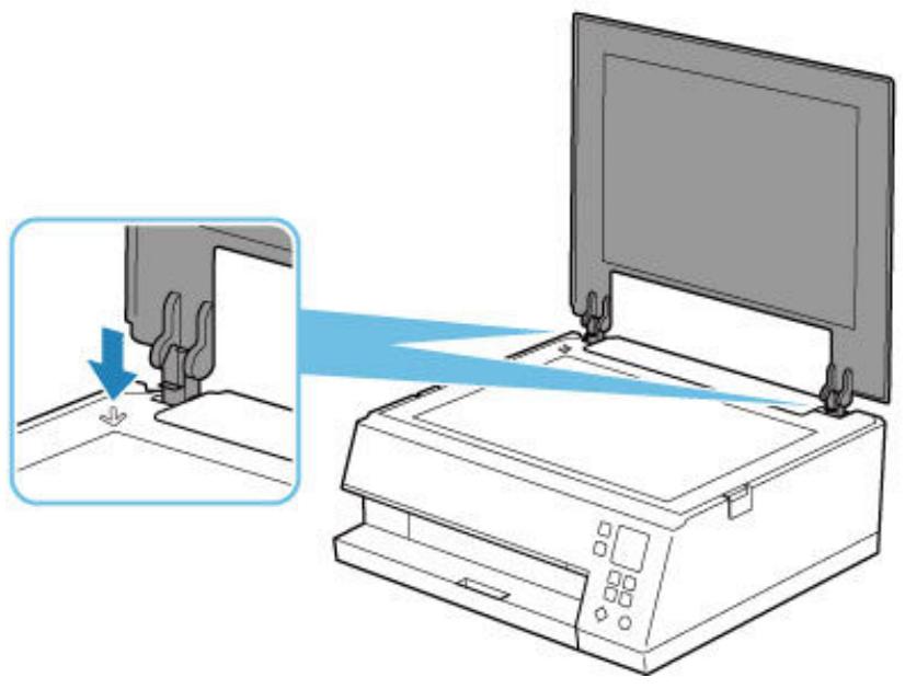 CANON TS6350A - Fixation du capot du scanner : - 2