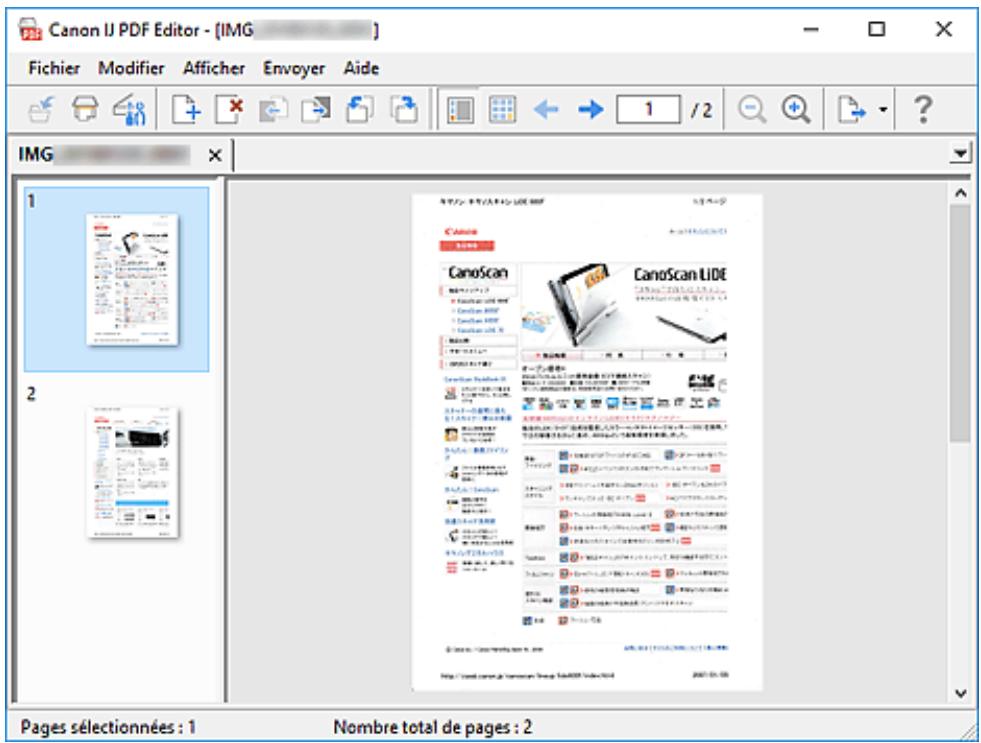 CANON TS6350A - Cliquez sur (numériser) dans la barre d'outils. - 1