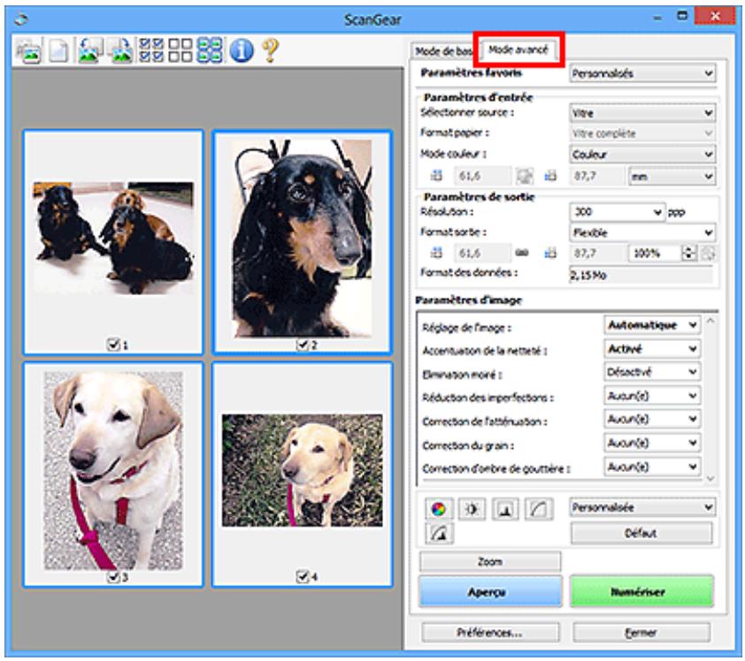 CANON TS6350A - Mode avancé - 1