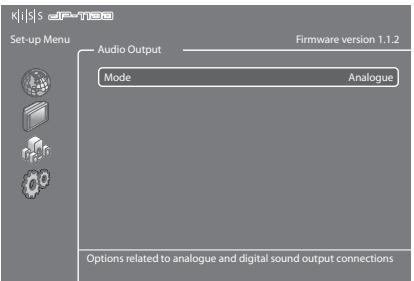 KISS DP 1100 - Sortie audio - 1