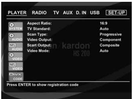 HARMAN KARDON HS-200 - Divx video à la demande - 1