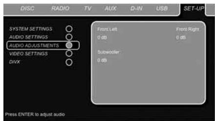 HARMAN KARDON HS-200 - Réglages système - 4