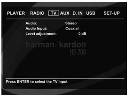 HARMAN KARDON HS-200 - Écoute du tuner en mode surround - 1