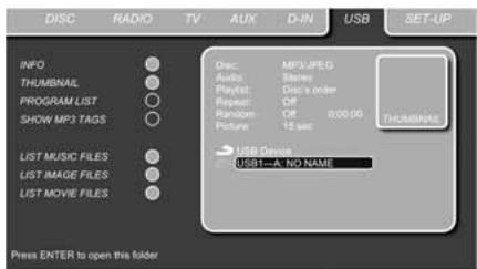 HARMAN KARDON HS-200 - MENU USB - 2