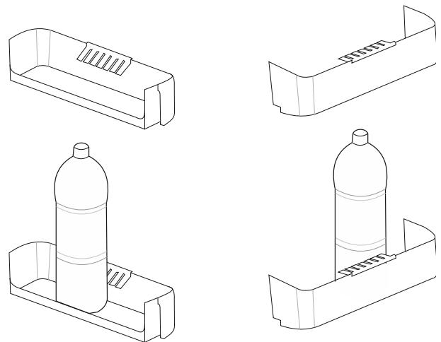 VESTFROST DDV 305 WH - Porte-bouteilles (Dans certains modèles) - 1