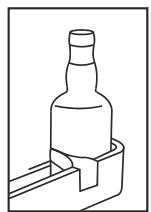 VESTFROST DDV 305 WH - Porte-bouteilles (Dans certains modèles) - 2