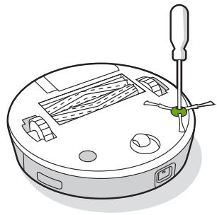 IROBOT J7558 - Reinigung der Kantenbürste - 1
