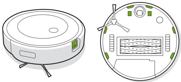 IROBOT J7558 - Nettoyage des capteurs, de la fenêtre de camera et des contacts de chargement - 1