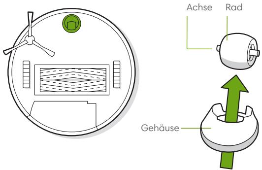 IROBOT J7558 - Reinigung der vorderen Laurolle - 1