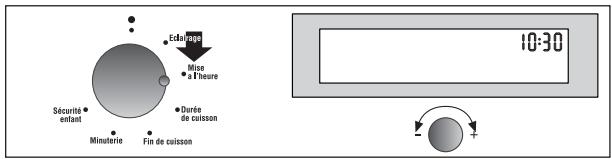 ROSIERES RFS 8759 MRB BLANC - To set the clock : - 1