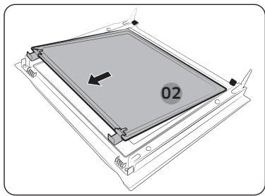 SAMSUNG NV7B5675WAK - Vitre de la porte - 3