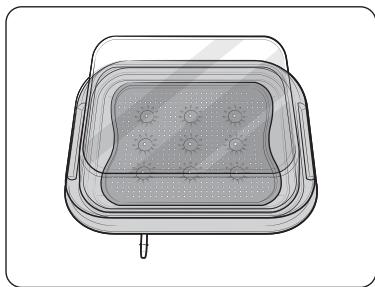 SAMSUNG NV7B5675WAK - Assemblage du récipient à vapeur (modèles applicables uniquement) - 3