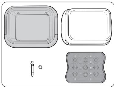 SAMSUNG NV7B5675WAK - Assemblage du récipient à vapeur (modèles applicables uniquement) - 1