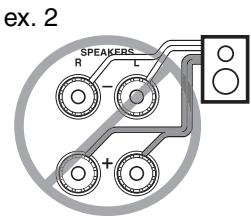 ONKYO CS525S - Branchement des enceintes - 5