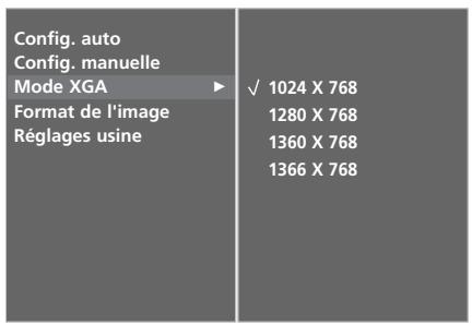 LG-GOLDSTAR 42PC35 - Sélection du mode XGA Plein - 3