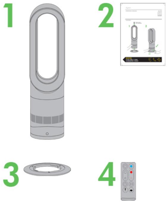 DYSON AMO9 HOT+COOL iRONcopic - Guide séquentiel de démarrage rapide - 1