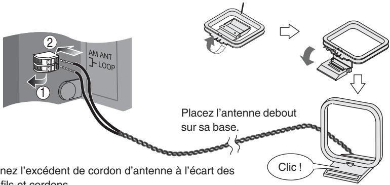 PANASONIC SC-HC20EF-K - Raccorder l'antenne cadre AM. - 1