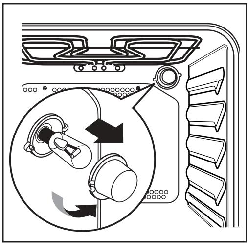 FAURE CFC 518R - Remplacement de la lampe du four - 1