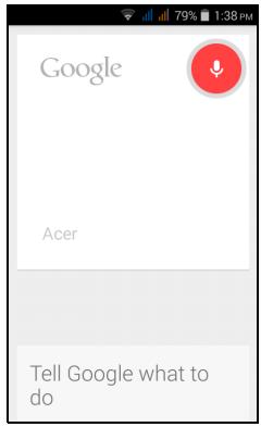 ACER LIQUID Z200 DUO BLEU - Recherche vocale - 2