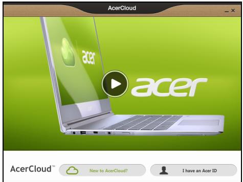 ACER LIQUID Z200 DUO BLEU - Connectez-vous en utilisant votre acer ID - 1