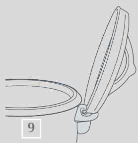SEB 3690.93 - Mettre en place le réservoir à condensats aimanté - Fig. 6 - 3