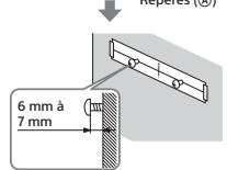 SONY HT-S20R - Fixation de l'enceinte-barre au mur - 5