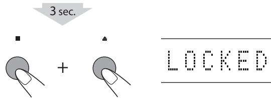 JVC NX-T10 - Interdiction de l'éjection du disque - 2
