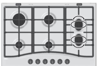 ARISTON PC750TGH/IX - Quelques conseils pratiques pour mieux utiliser les brûleurs centraux “Demi-Poissonnière” - 1