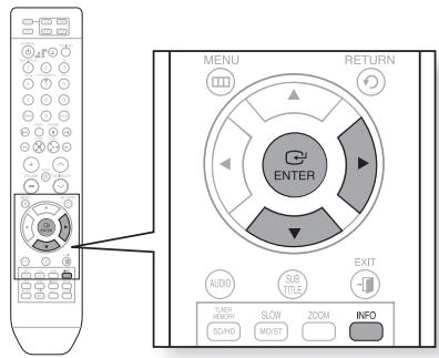 SAMSUNG HT-X810R - Pour sélectionner le mode Répétition de lecture dans l'écran d'informations du disque - 5