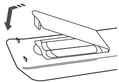 SAMSUNG HT-X810R - Insérez les piles de la télécommande - 5