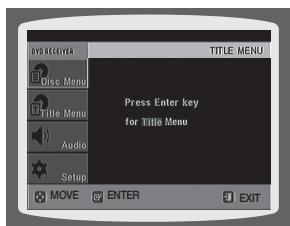 SAMSUNG HT-X810R - Utilisation du menu du titre - 3