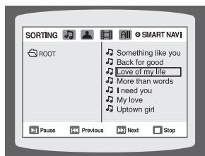 SAMSUNG HT-X810R - Passer directement à une scène ou une chanson - 10