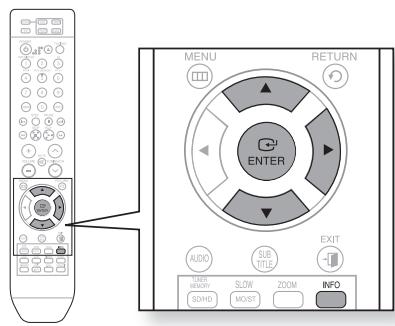 SAMSUNG HT-X810R - Pour sélectionner le mode Répétition de lecture dans l'écran d'informations du disque - 7