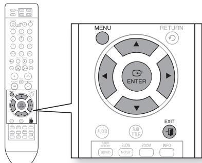 SAMSUNG HT-X810R - Utilisation du menu du disque - 1