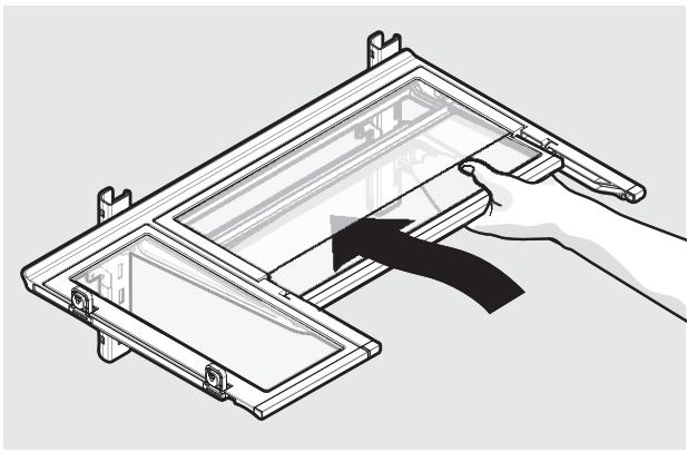 ELECTROLUX LLTOVA52U - Pour régler une clayette rabattable/escamotable : - 1