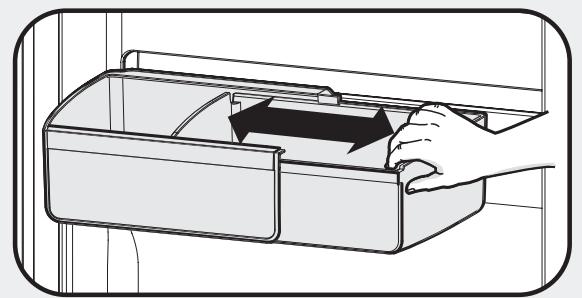 ELECTROLUX LLTOVA52U - Pour déplacer un balconnet de rail en rail : - 1