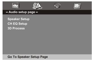 TAKARA VR149PPK - Page de configuration audio - 1