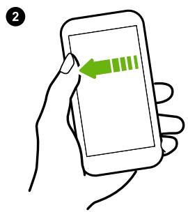 HP ONE M9 ACIER - Réveiller sur le panneau des widgets de l'écran d'accueil - 3
