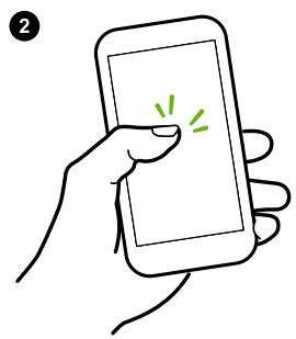 HP ONE M9 ACIER - Réveiller sur l'écran verrouillé - 3
